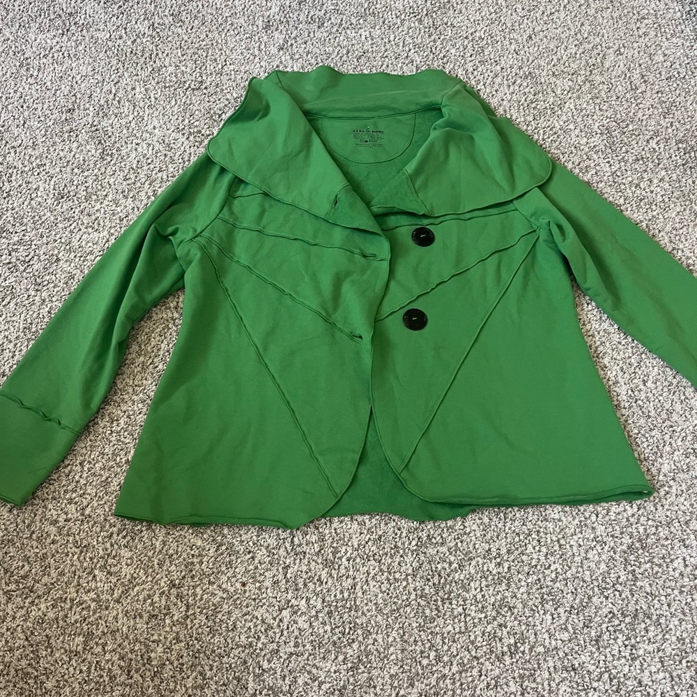 Neon Buddha Vibrant Green Blazer